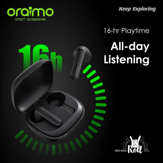 🎧 Oraimo Roll –  True Wireless Earbuds - Tech Waly